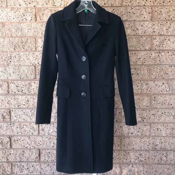 United Colors Of Benetton Jackets & Blazers - Benetton Black Fully-Lined Top Coat EUC | S